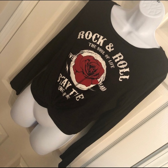 Sky Apparel Rock & Roll Long sleeve Top - Picture 8 of 8